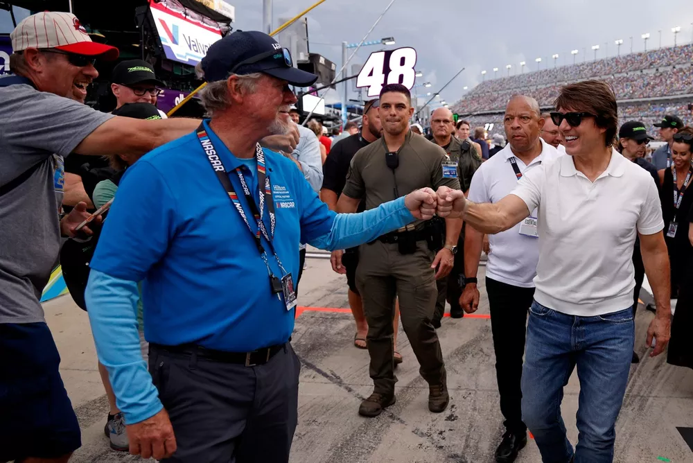 Tom Cruise at Daytona International Speedway
