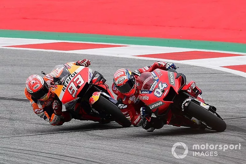 Andrea Dovizioso, Ducati Team, Marc Marquez, Repsol Honda Team