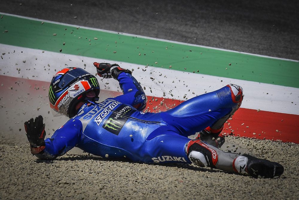 Ca&iacute;da de Alex Rins, Team Suzuki MotoGP