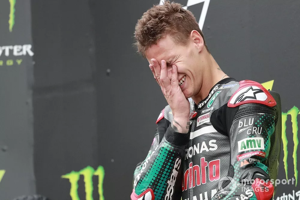 Podio: ganador Fabio Quartararo, Petronas Yamaha SRT