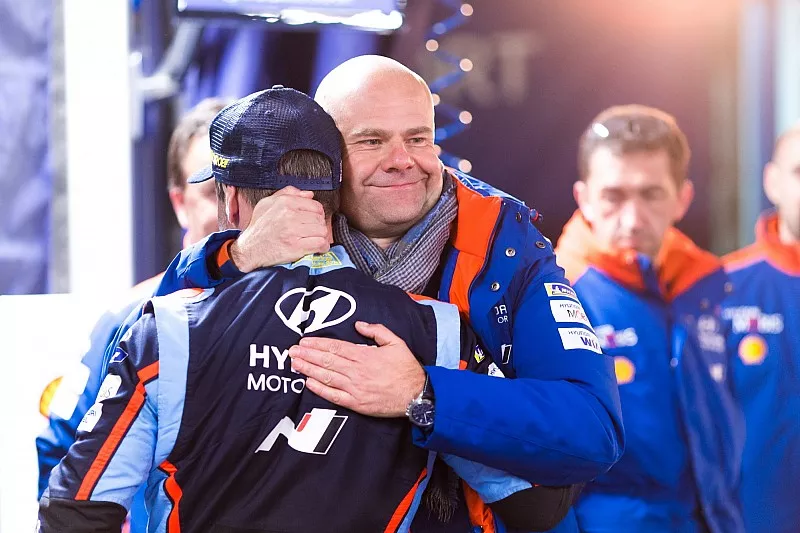 Andrea Adamo, Team principal Hyundai Motorsport with S&eacute;bastien Loeb, Hyundai Motorsport