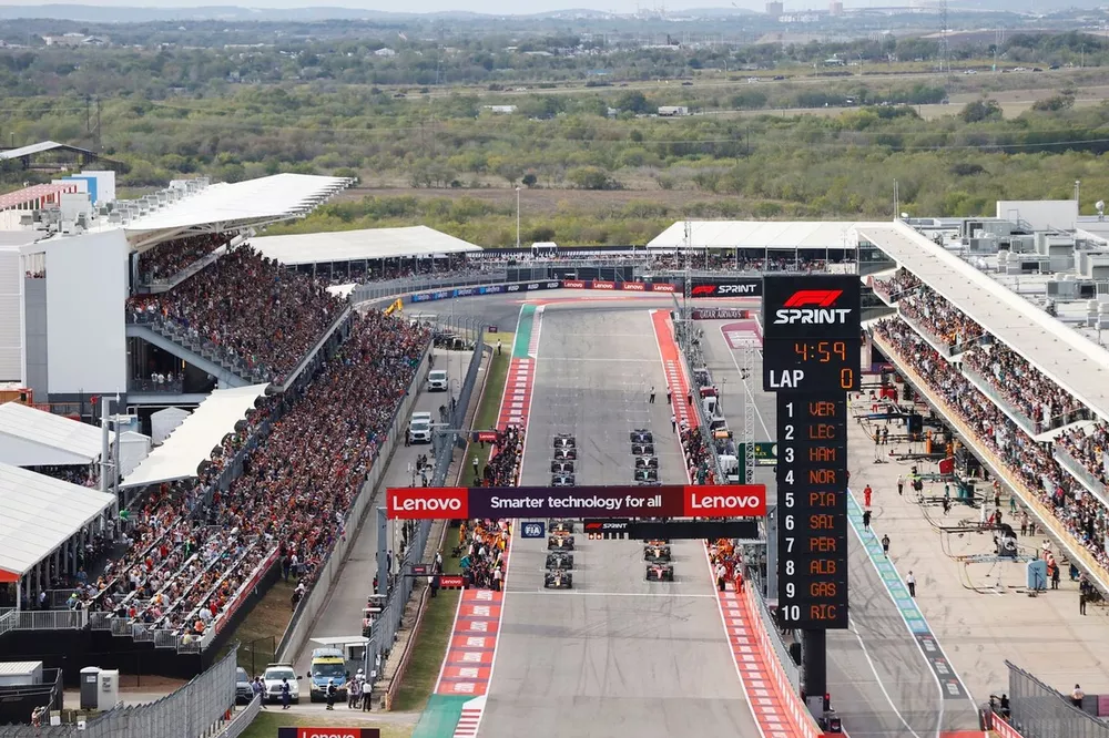 La parrilla de salida antes del Sprint de F1