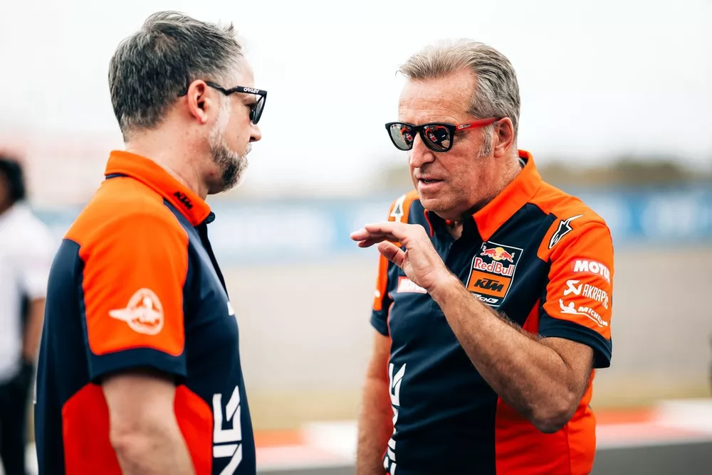 Herv&eacute; Poncharal. Team principal de KTM Tech 3