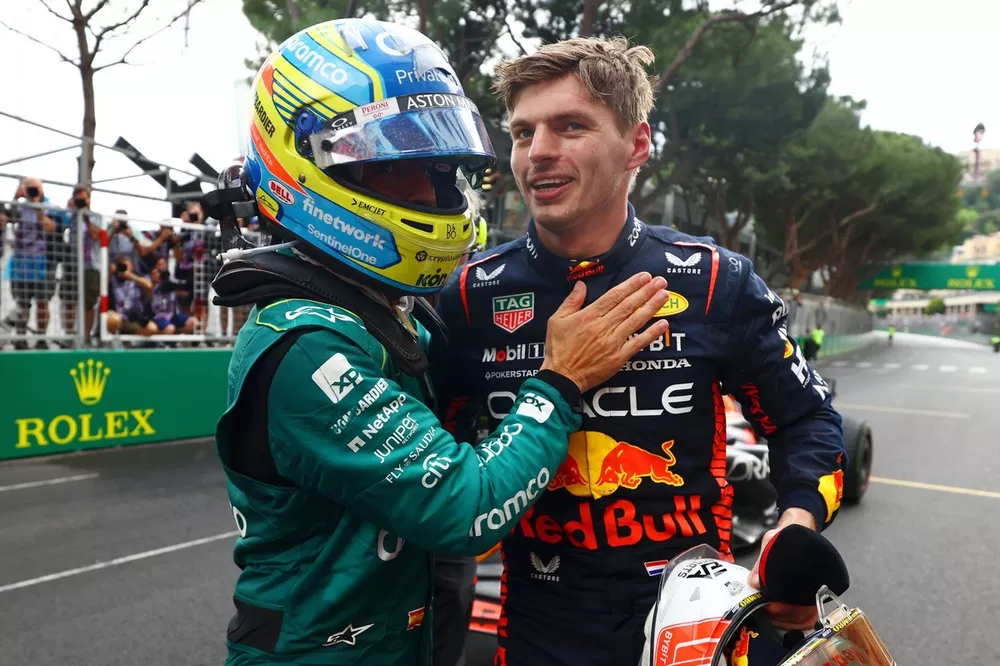 Fernando Alonso, Aston Martin Racing, Max Verstappen, Red Bull Racing