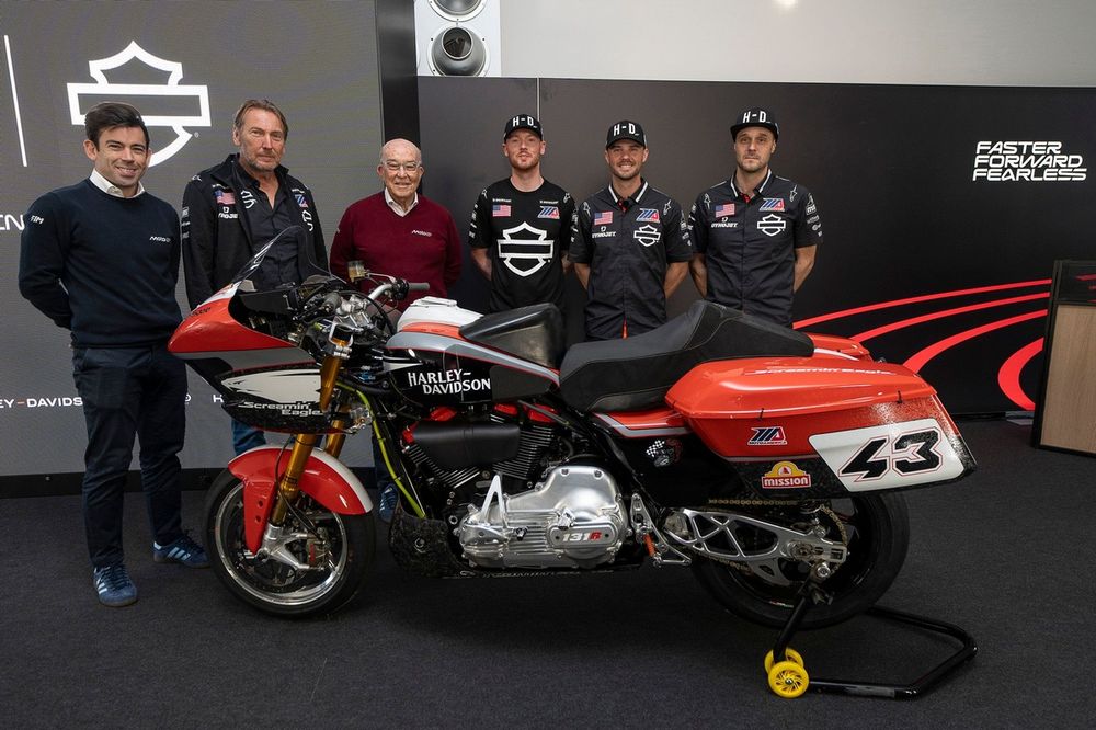 Coletiva de imprensa da Harley-Davidson 
