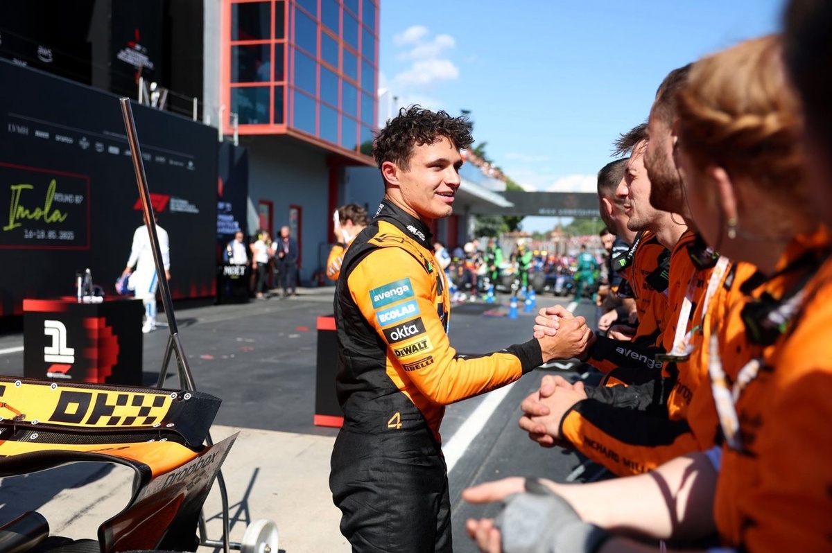 Norris on F1 Imola GP: "Max was too quick for us"