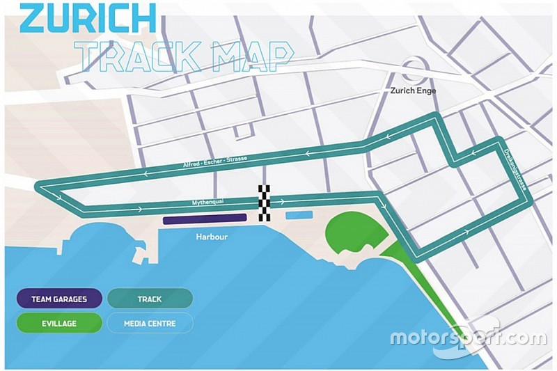 Ufficializzato il layout del tracciato per l’ePrix di Zurigo!
