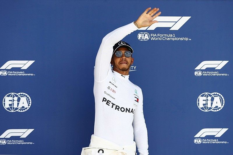 Polesetter Lewis Hamilton, Mercedes AMG F1