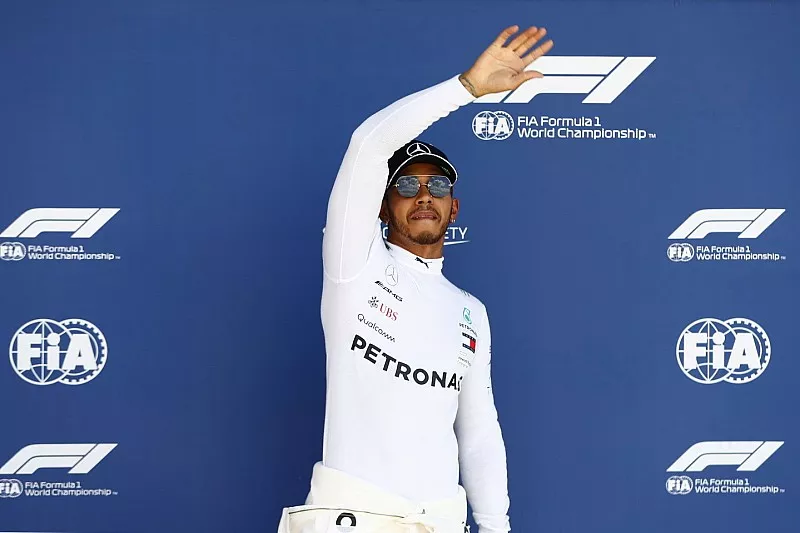 Polesetter Lewis Hamilton, Mercedes AMG F1