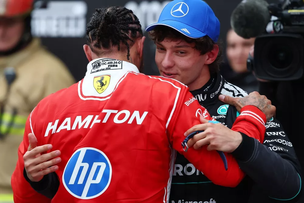 Andrea Kimi Antonelli, Mercedes, Lewis Hamilton, Ferrari