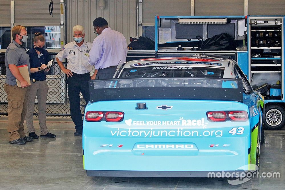 Investigation at Darrell Wallace Jr., Richard Petty Motorsports pit garage