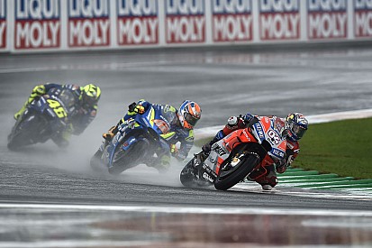 Valentino Rossis Tempo bei Starkregen besorgte Sieger Andrea Dovizioso