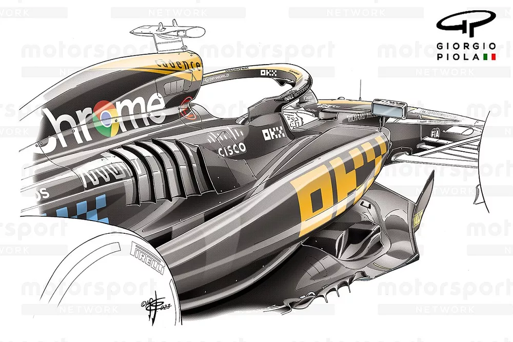 McLaren MCL60 GP van Singapore