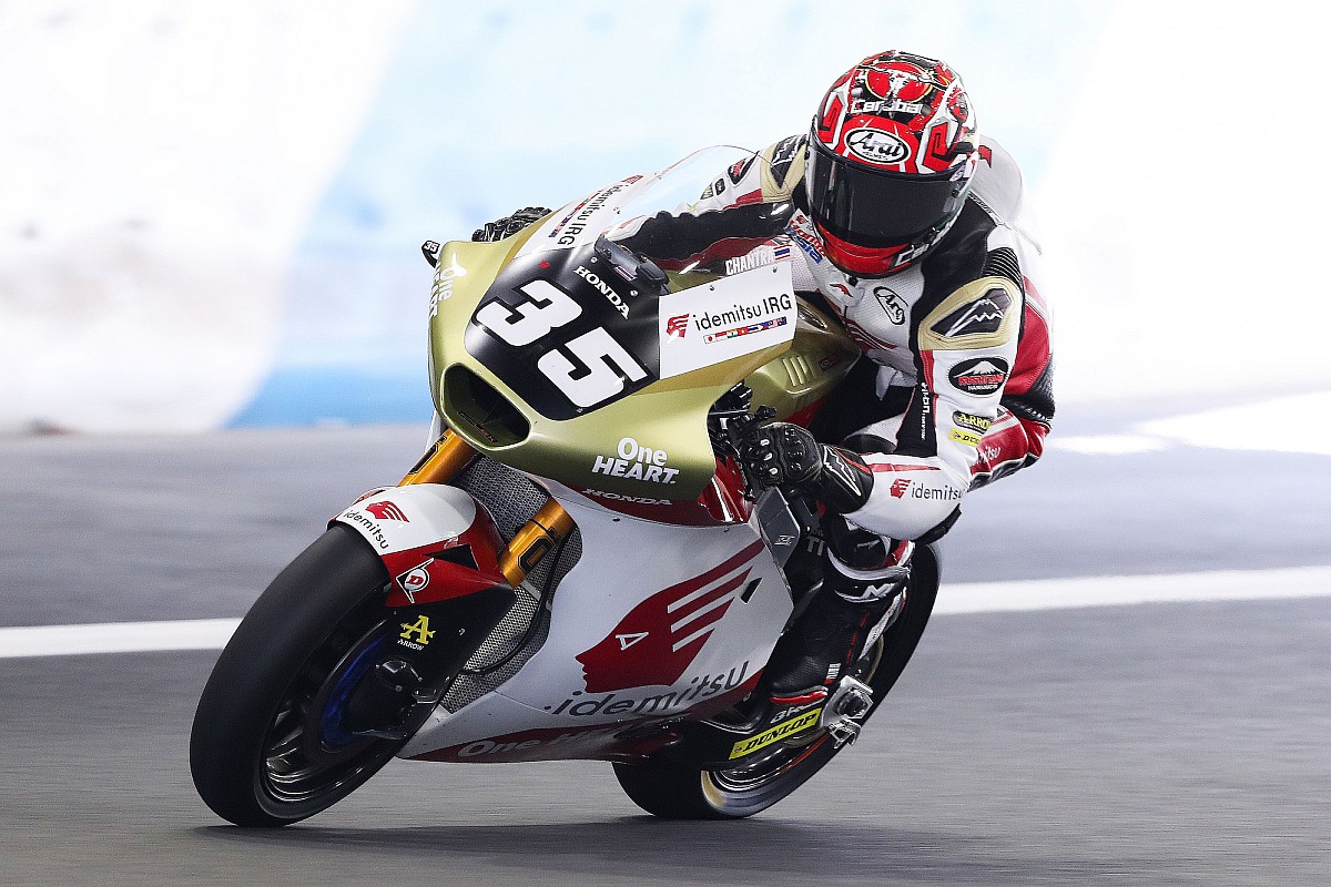 【非売品】MOTO GPチームIDEMITSU thai ジャージ Moto2日本GP決勝｜小椋藍は2位フィニッシュ！ 僚友チャントラが