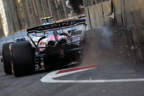 Colapinto cambia de chasis y transmisión para la carrera de Azerbaiyán tras choque