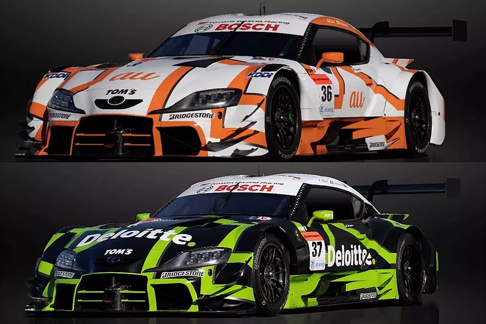 スパーク デロイトトムスGRスープラ 2023 TOM'S Supra 2023 TOM'S reveals striking new liveries for 2023 SUPER GT season