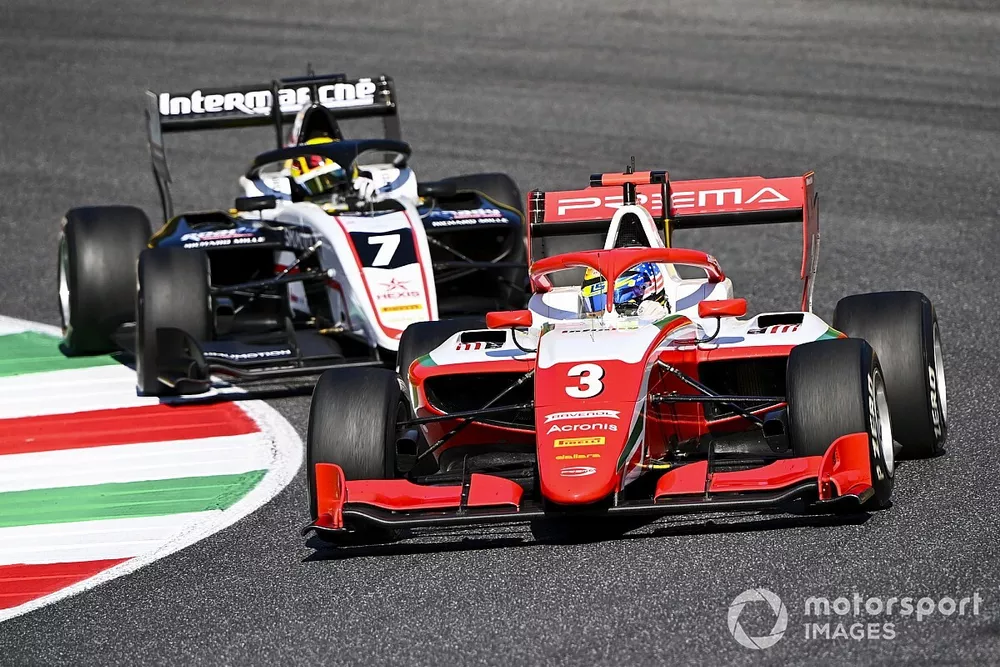 Logan Sargeant, Prema Racing and Theo Pourchaire, ART Grand Prix 
