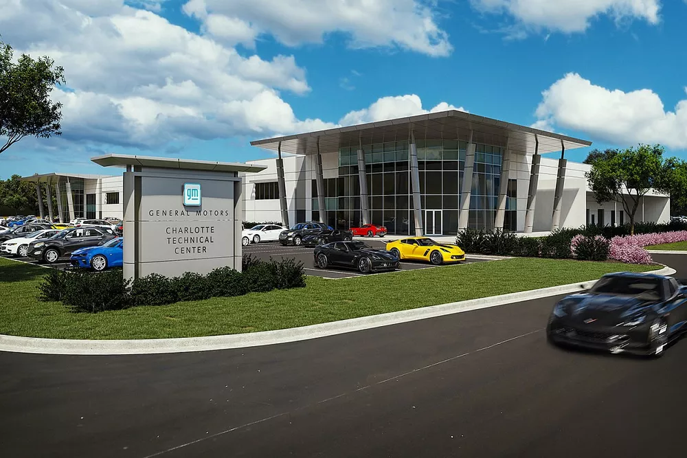 Rendering of the General Motors Technical Center at Charlotte 