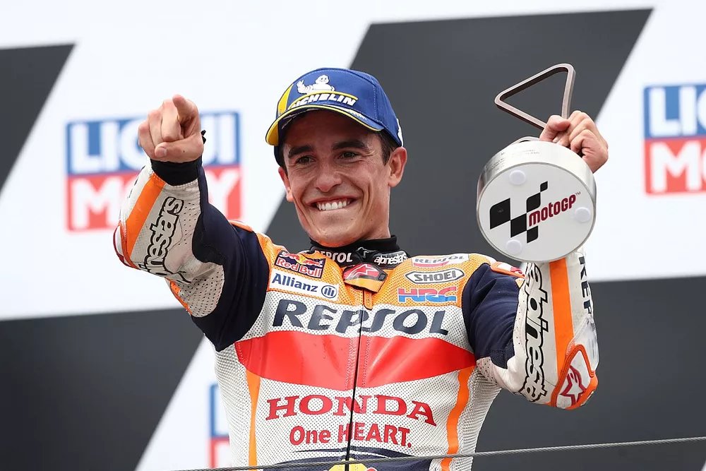 Le vainqueur Marc Marquez, Repsol Honda Team