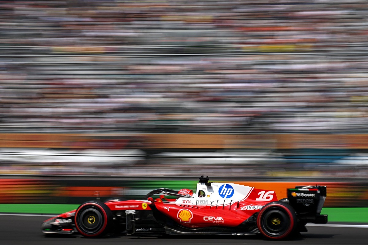 F1: Leclerc confirma superioridade da Ferrari e lidera TL2 no México; Bortoleto é 22º com problemas