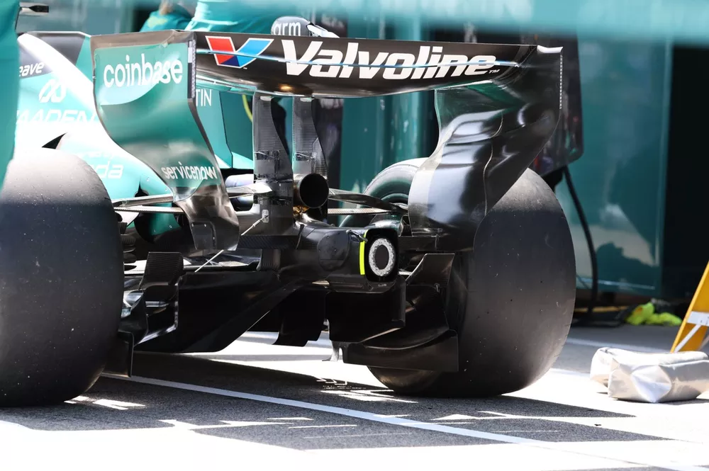 Detalle del Aston Martin AMR26