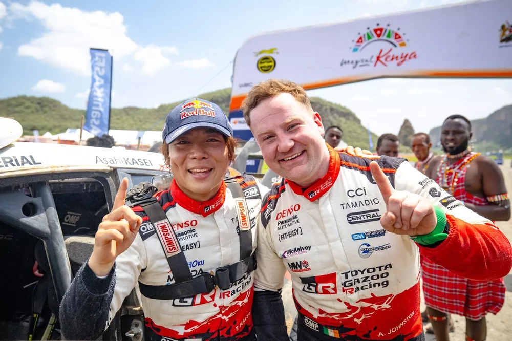 勝田貴元のWRC初優勝を、豊田会長が祝福「世界で勝てる”憧れ”の存在が