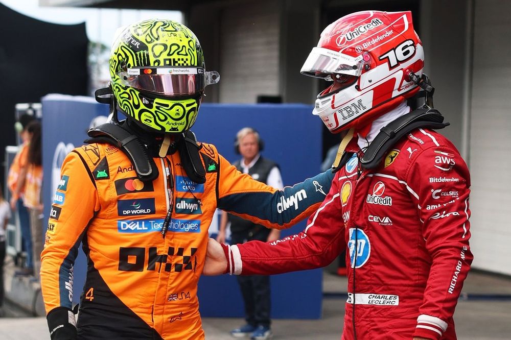 Charles Leclerc, Ferrari, Lando Norris, McLaren