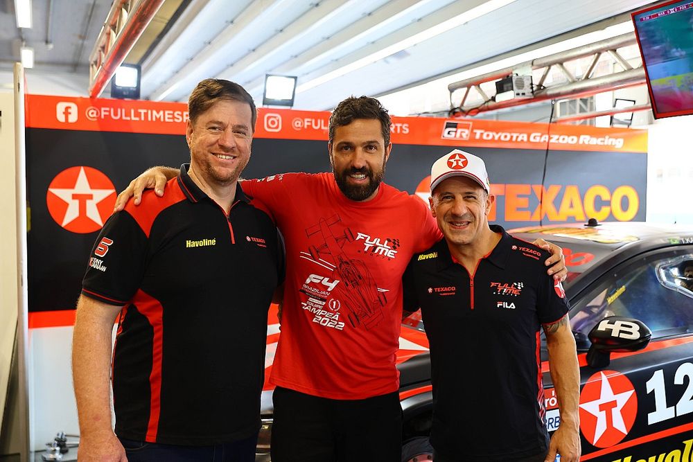 Paulo Gomes, Maur&iacute;cio Ferreira e Tony Kanaan