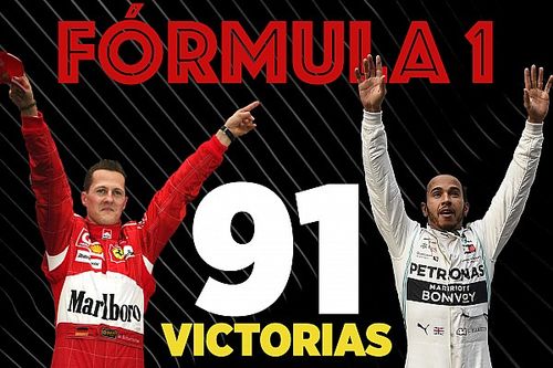 Cara a cara, las 91 victorias de Schumacher y Hamilton en F1