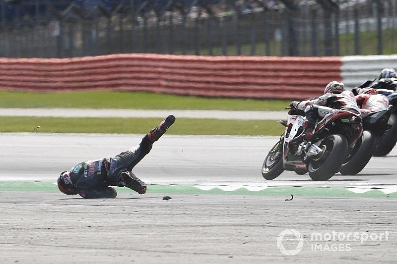 Fabio Quartararo, Petronas Yamaha SRT crash