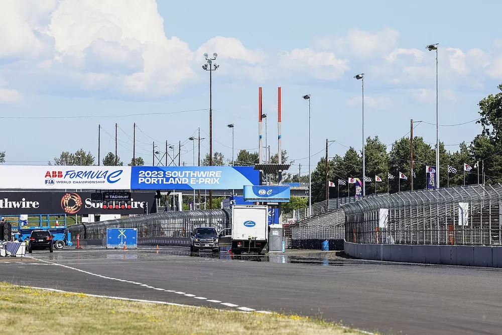 A view of the track