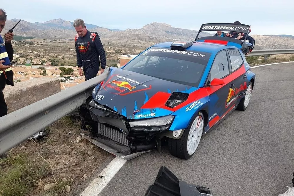 L'incidente di Jos Verstappen a La Nucia