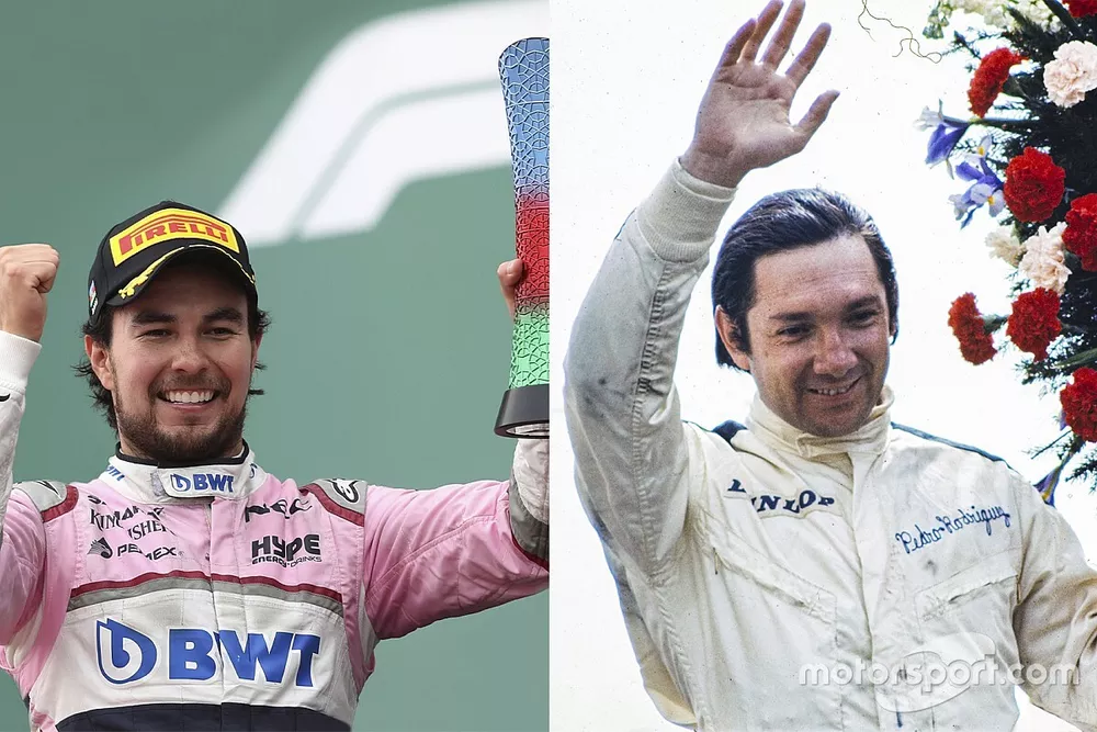 Sergio P&eacute;rez, Force India, Pedro Rodr&iacute;guez, BRM