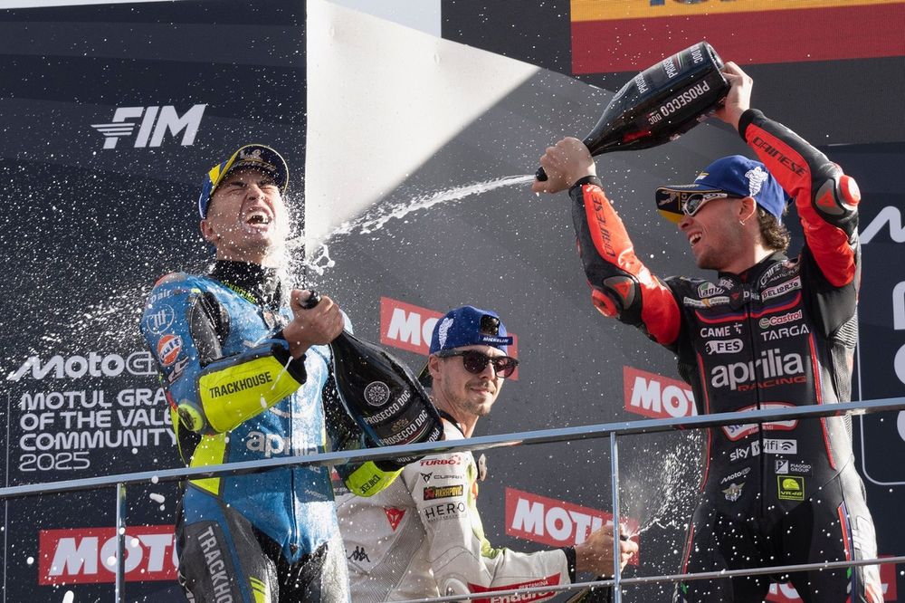 Ra&uacute;l Fern&aacute;ndez, Trackhouse Racing, Fabio Di Giannantonio, VR46 Racing Team, Marco Bezzecchi, Aprilia Racing