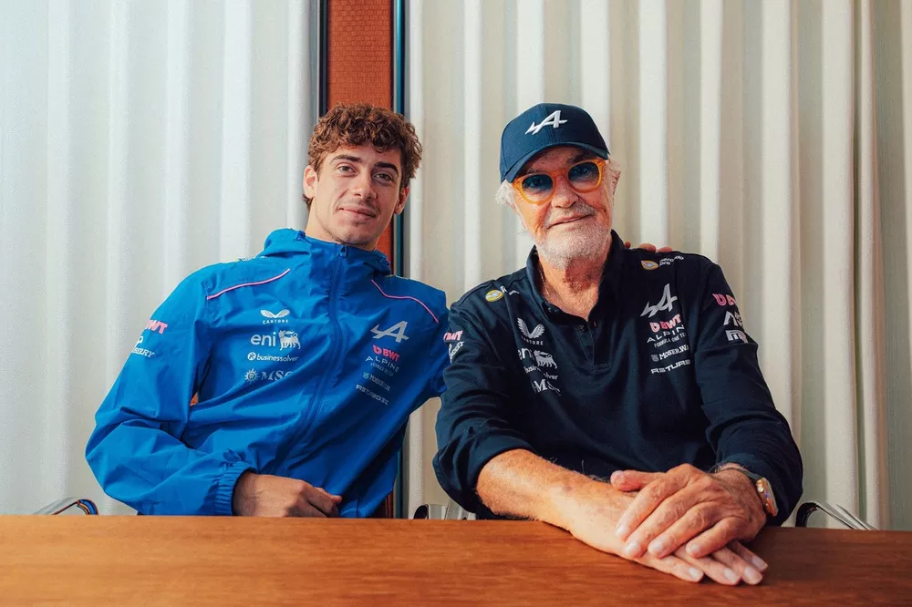 Franco Colapinto, Alpine, Flavio Briatore, asesor ejecutivo de Alpine F1
