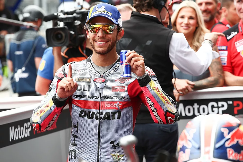 Le poleman Enea Bastianini, Gresini Racing