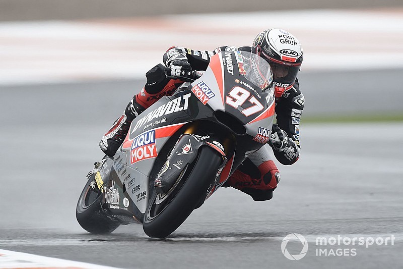 Moto2, Valencia, Libere 3: Vierge vola sull'umido, Tuuli continua a stupire