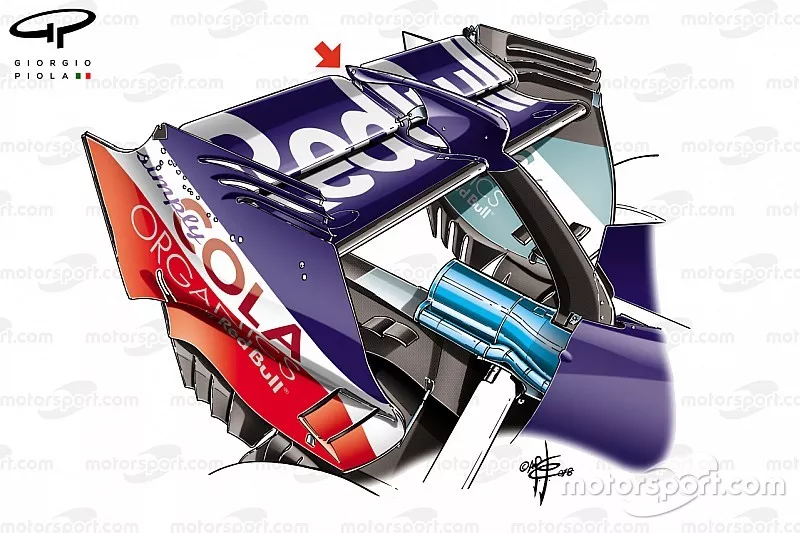 Toro Rosso STR13 rear wing, Monza GP