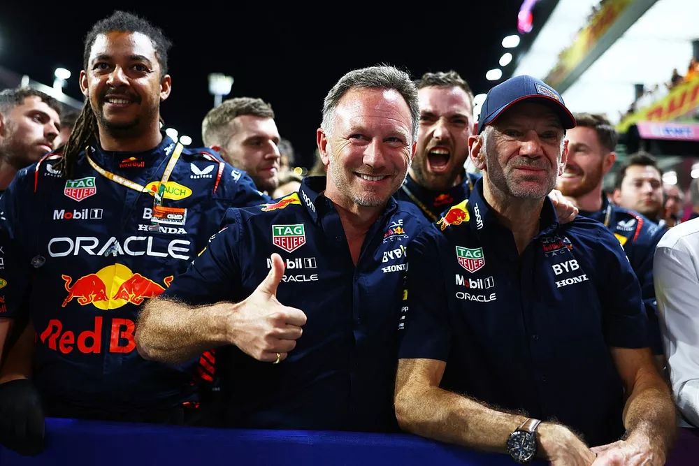 Christian Horner, Team Principal, Red Bull Racing, Adrian Newey, Chief Technology Officer, Red Bull Racing