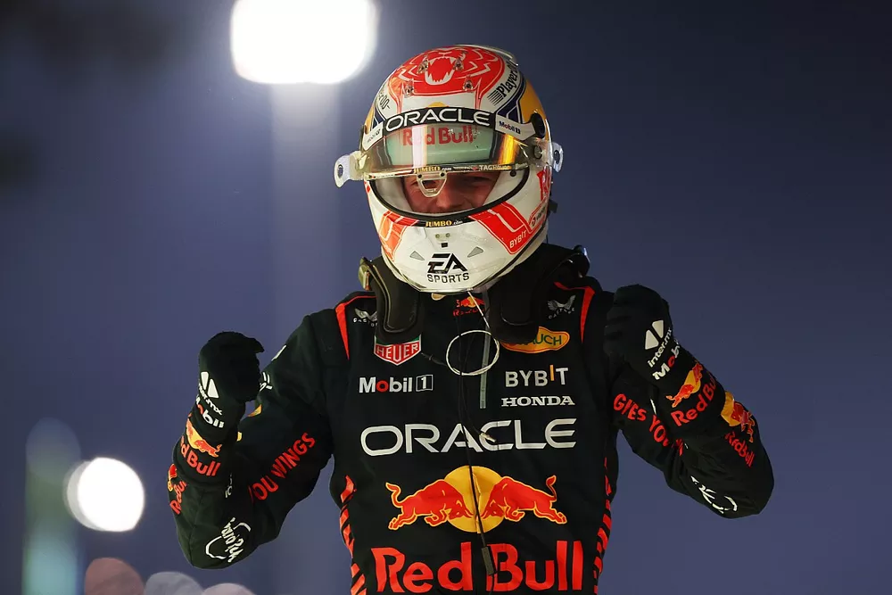 Race winner Max Verstappen, Red Bull Racing