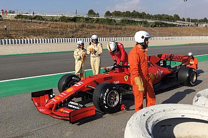 Ferrari, Barcelona testlerini erken kapattı