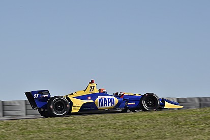 Rossi logra el mejor tiempo en el día final del Spring Training de IndyCar