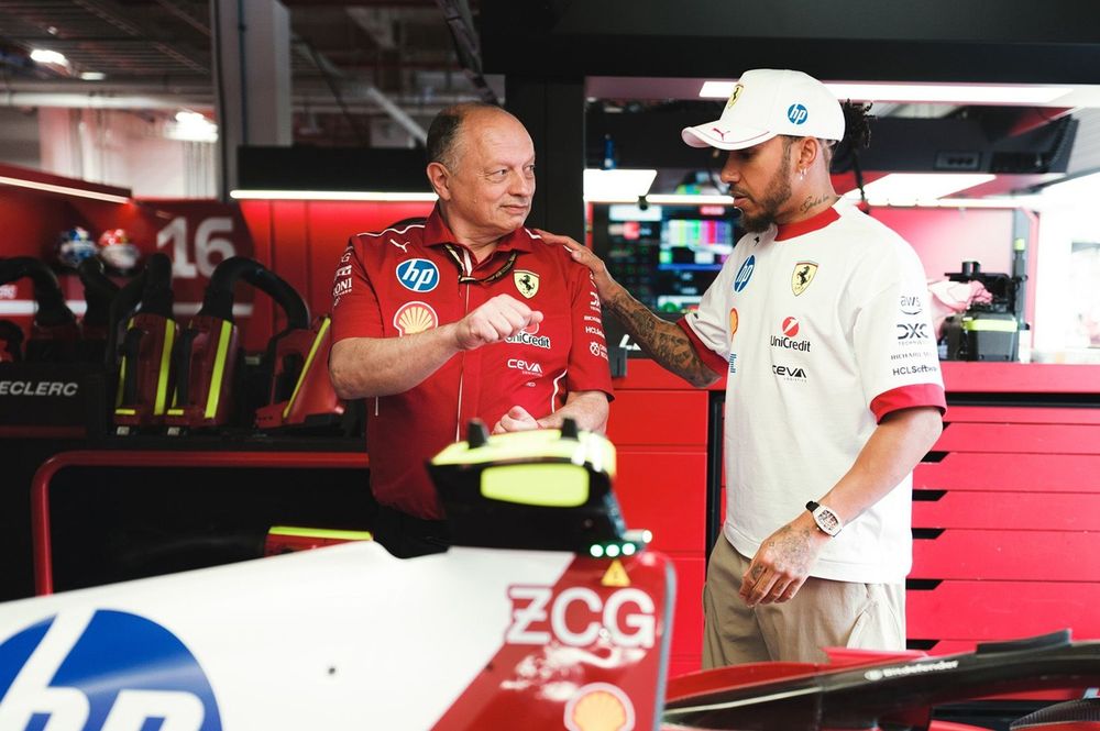 Lewis Hamilton, Ferrari, Frederic Vasseur, Ferrari
