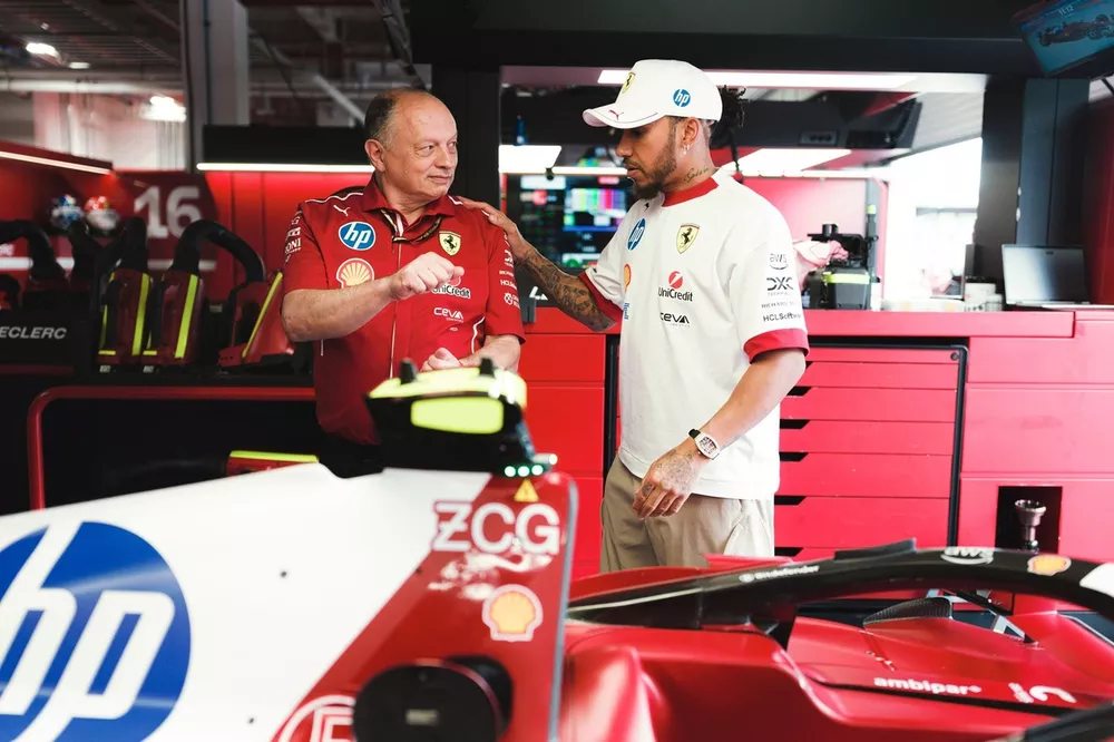 Lewis Hamilton, Ferrari, Frederic Vasseur, Ferrari