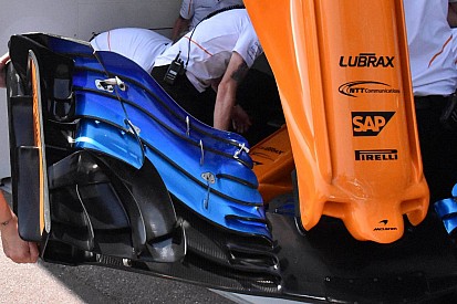 McLaren: c'è un'ala anteriore nuova soltanto per Alonso