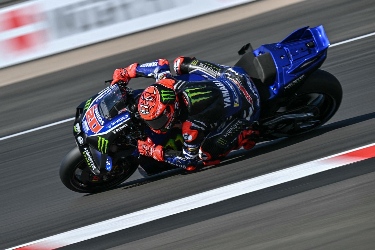 Fabio Quartararo receives penalty during British GP for tyre sensor error