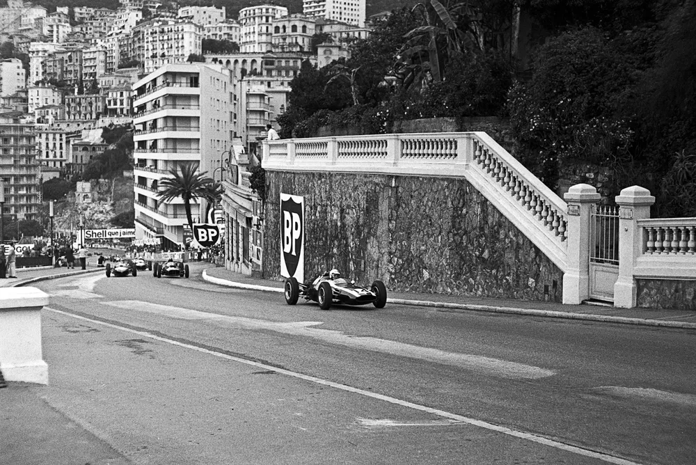 Bruce McLaren, Graham Hill, Cooper-Climax T60, BRM P57
