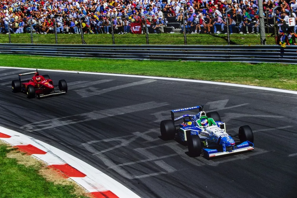 Jean Alesi, Benetton, Michael Schumacher, Ferrari