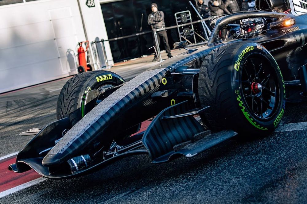 Cadillac F1 en el test de Barcelona