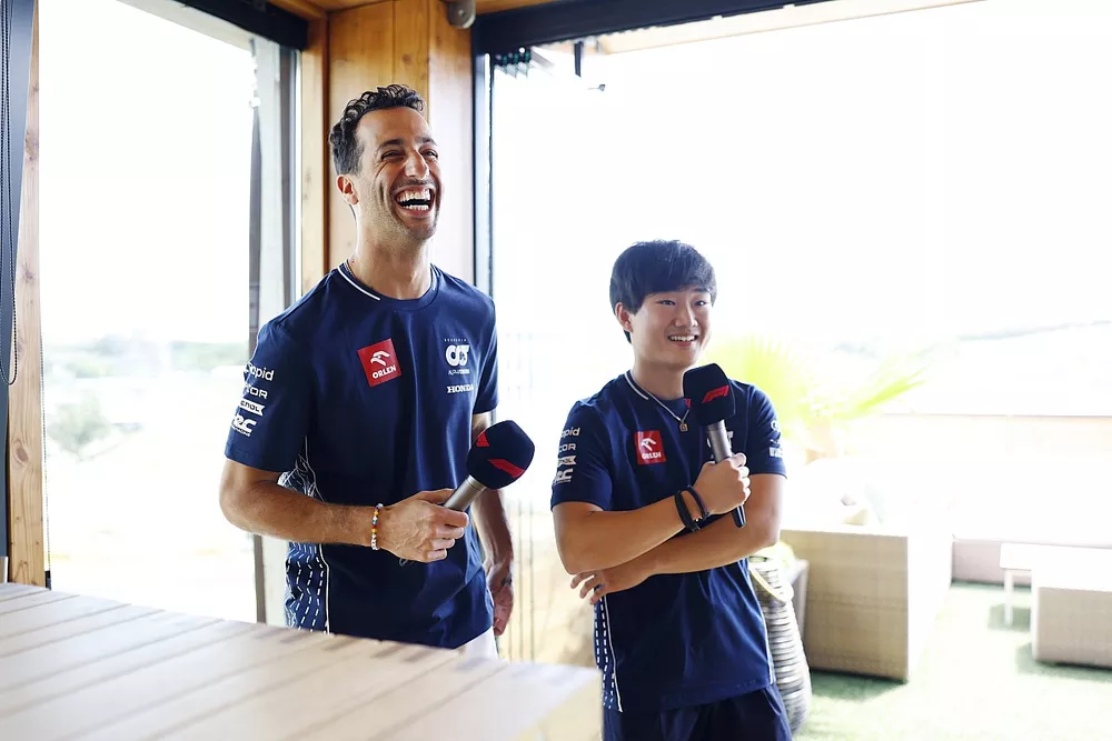 Daniel Ricciardo, Yuki Tsunoda, Scuderia AlphaTauri